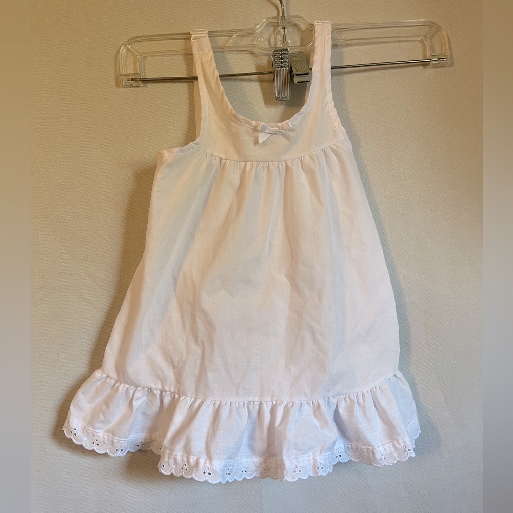 Gorgeous JC Collections Vintage White Baby Girl Dress Size 9M